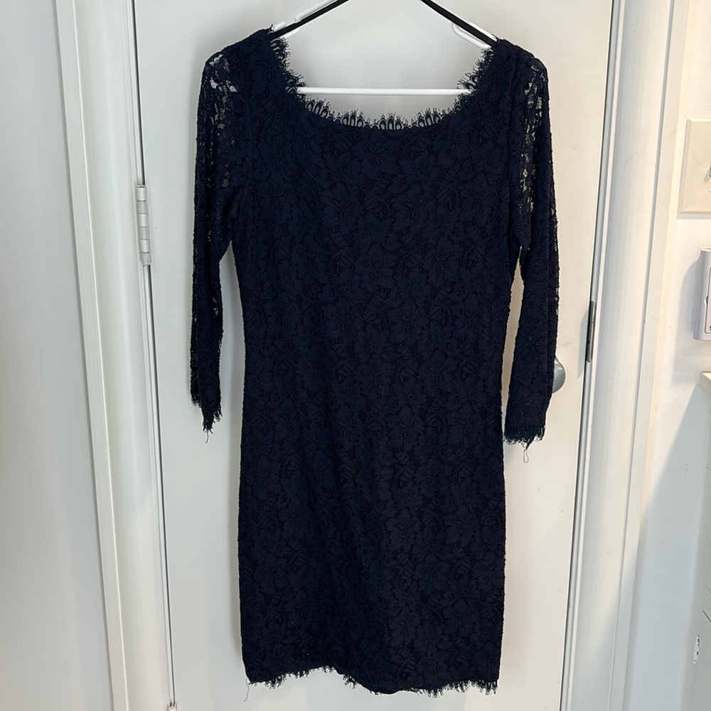 Navy blue Diane von Furstenberg dress